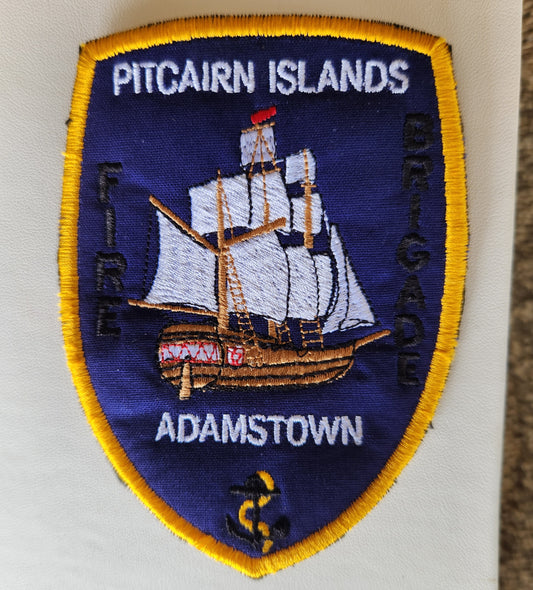 Pitcairn Islands Fire Brigade  - Embroidered Shield Insignia
