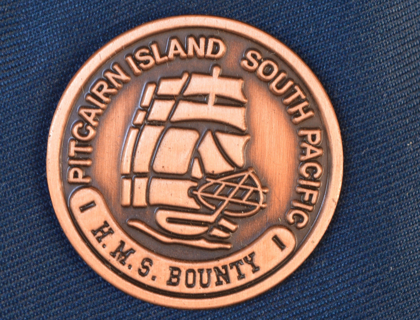 Pitcairn Island branded lapel pin