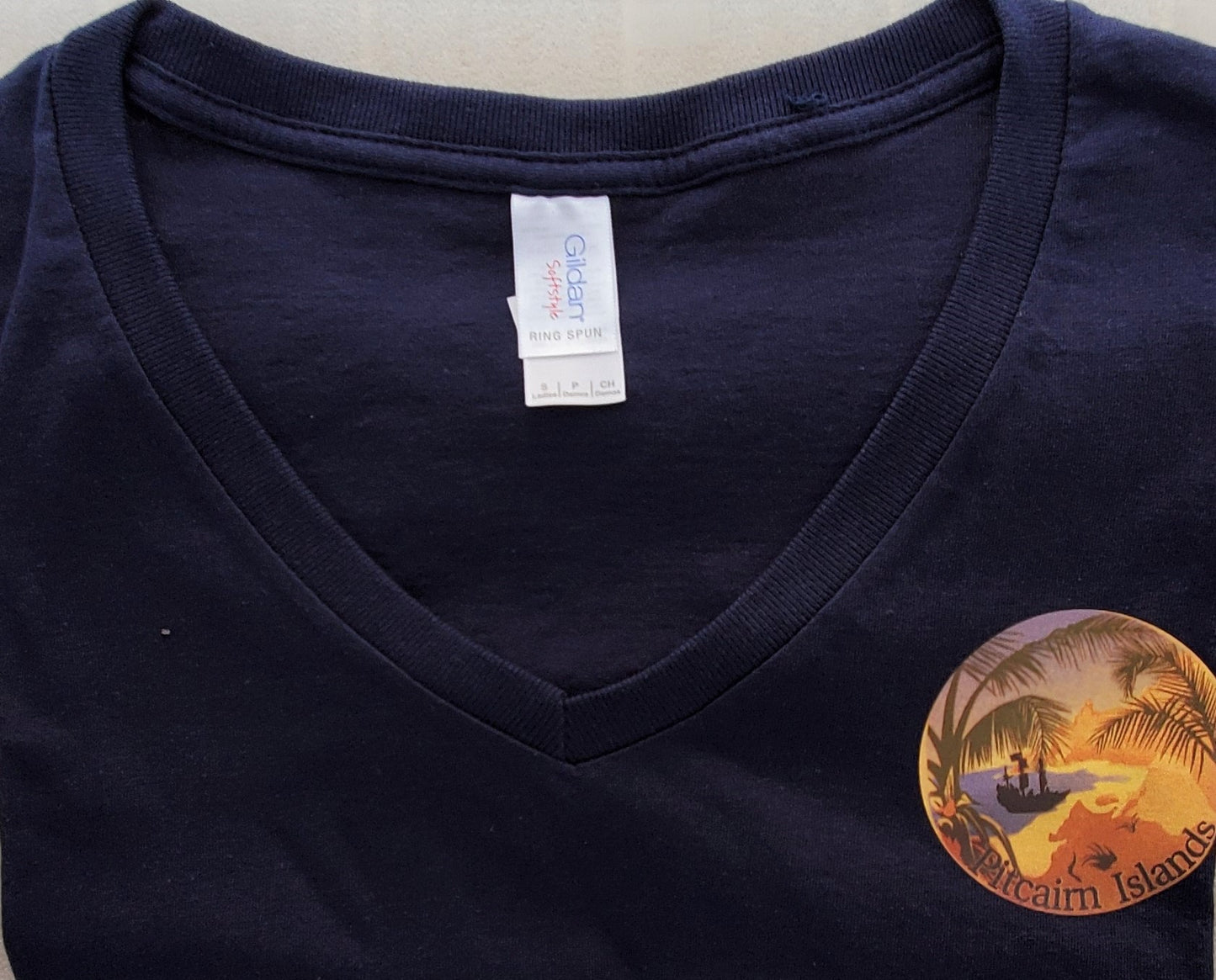 Pitcairn Island T Shirt HMAV Bounty in Bounty Bay
