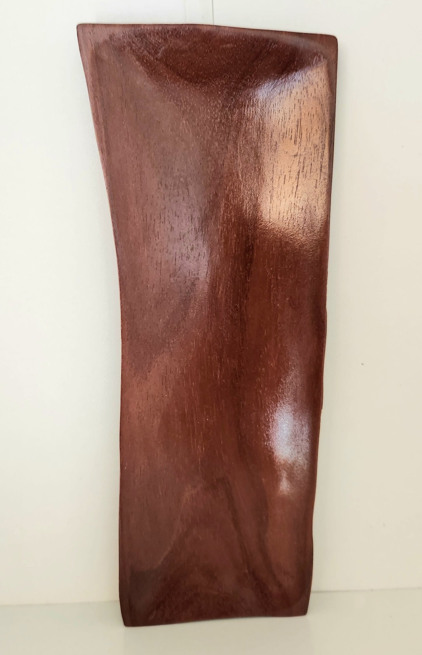 Hand Carved Serving Platter from Local Miro wood - Small