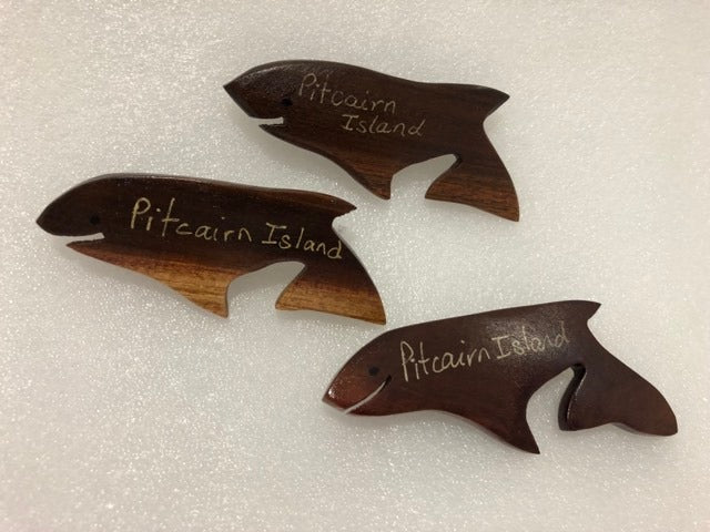 Orca Whale Fridge Magnet from local Miro Wood