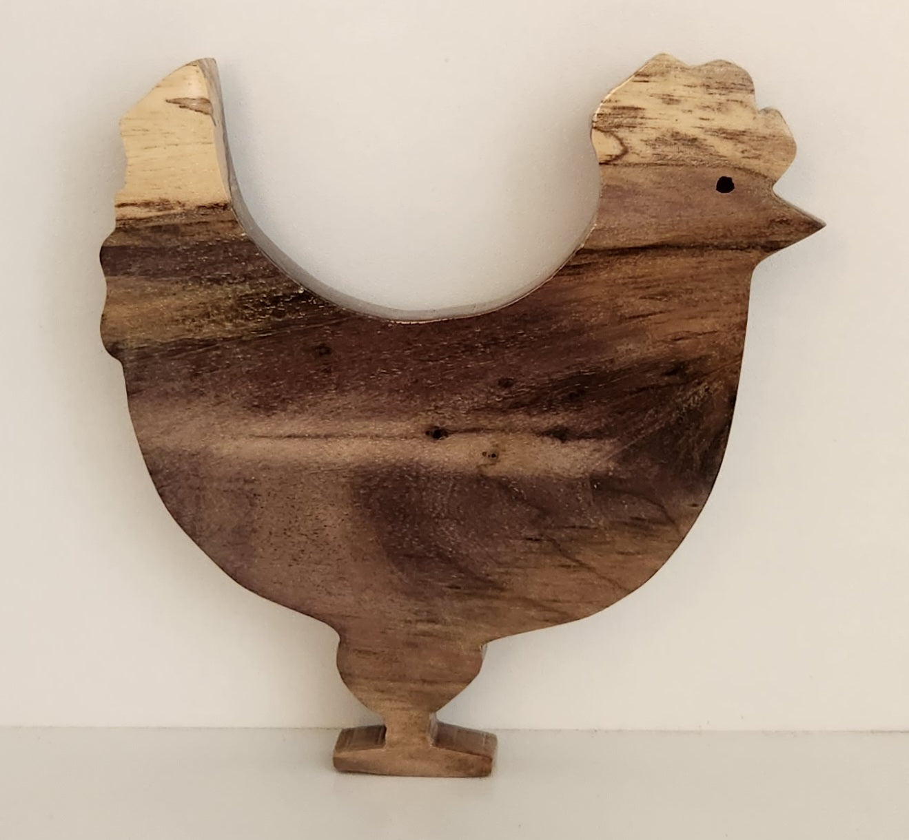 Hand Carved Chickie Chick Wall Hanging - in local Burau Wood
