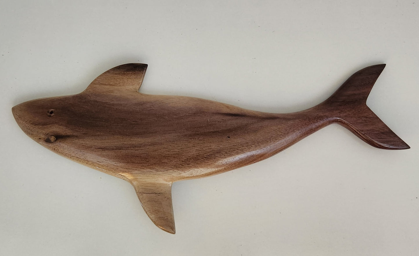 Hand Carved Killer Whale Wall Hanging - Medium - In Miro or Burau