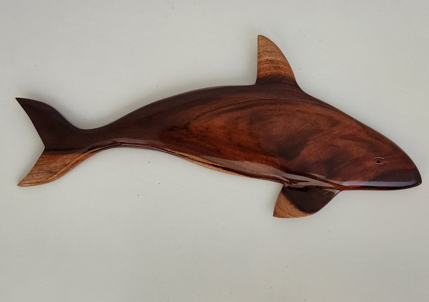Hand Carved Killer Whale Wall Hanging - Medium - In Miro or Burau