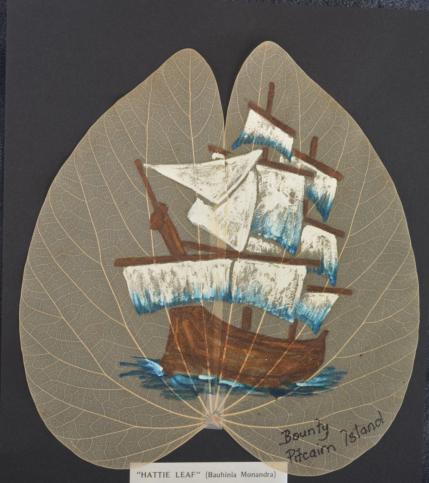 Hand painted leaf