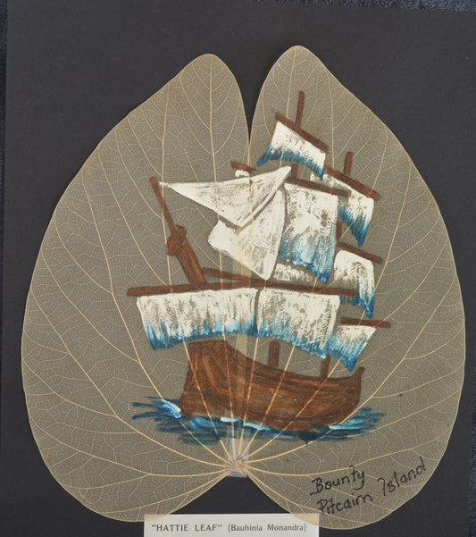 Hand painted leaf