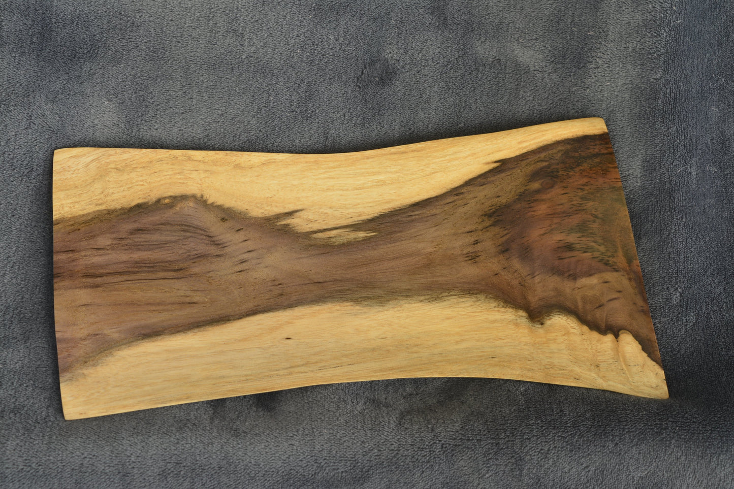 Hand carved wooden platter