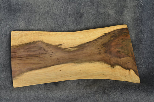 Hand carved wooden platter