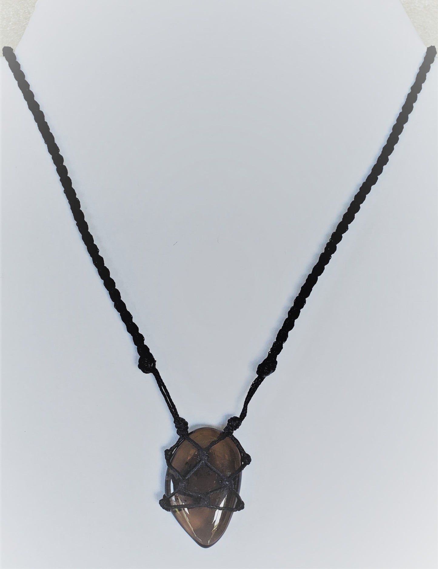 Hand made Netted Amber Crystal