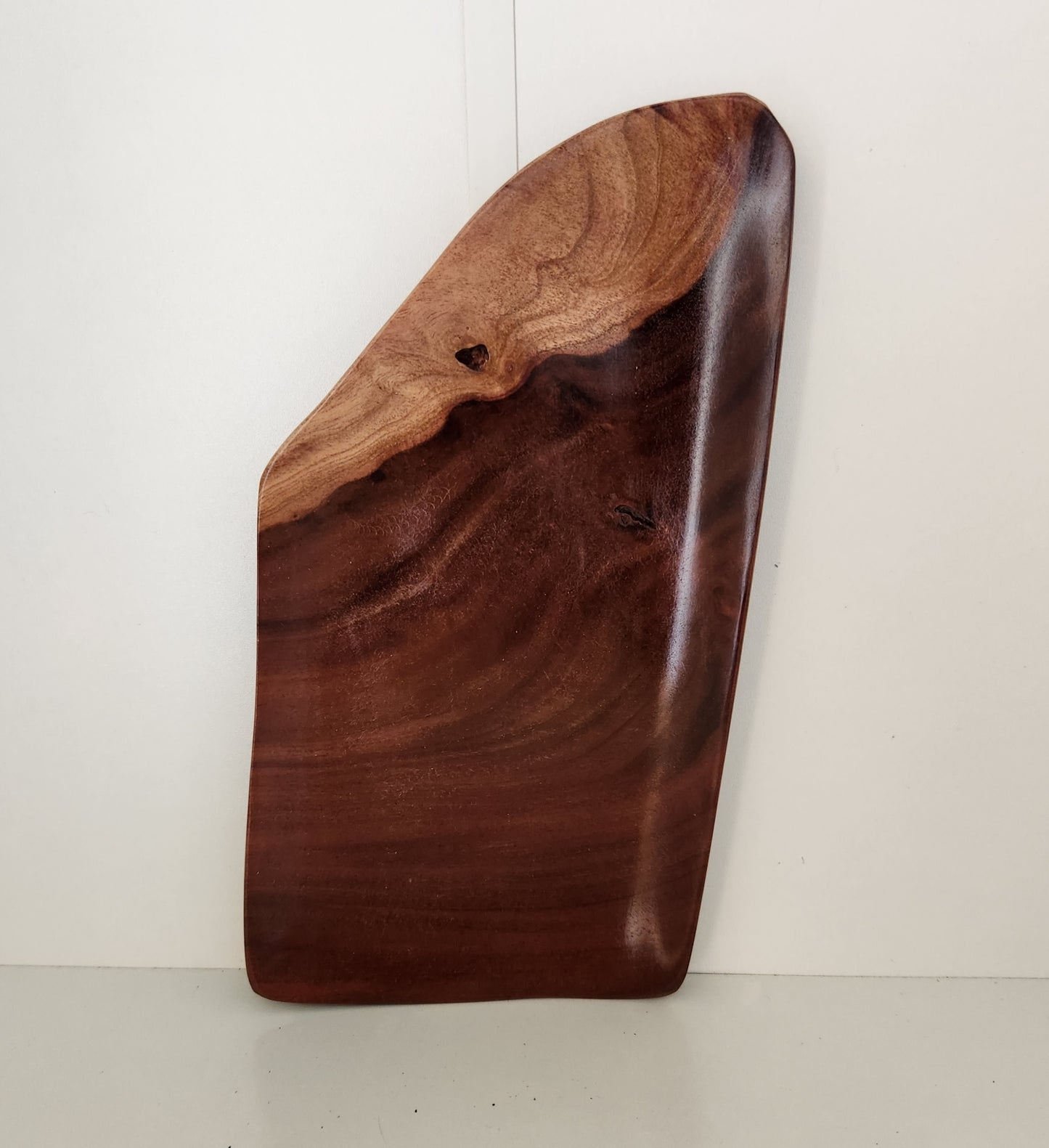 Hand Carved Serving Platter from Local Miro wood