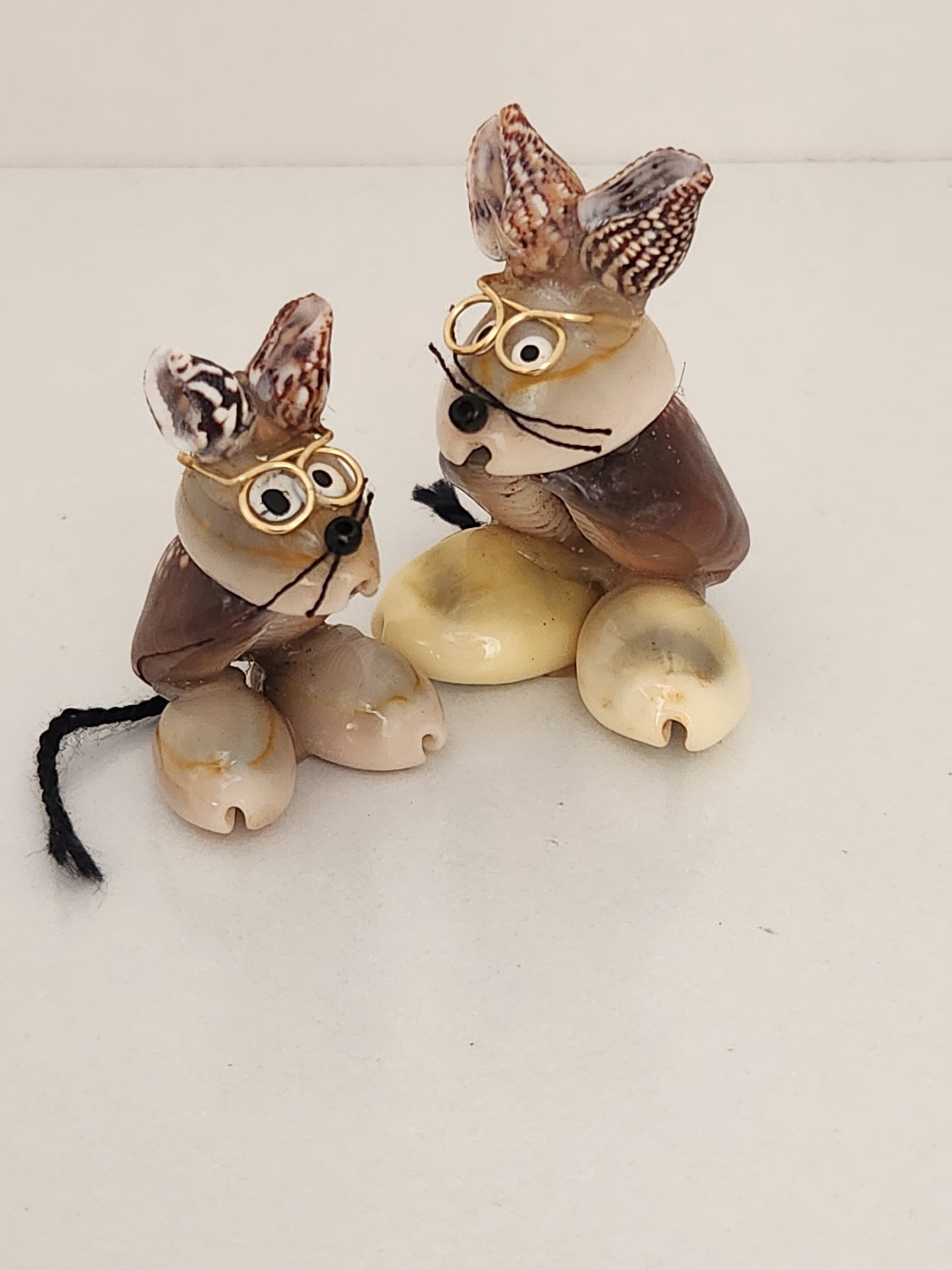 Håndlaget Shell Mouse Ornament