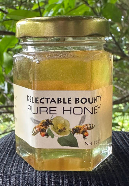 Pure Pitcairn Island Honey by  Delectable Bounty - 120gm Glass Jar