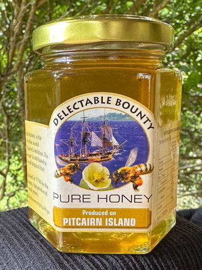 Pure Pitcairn Island Honey by Delectable Bounty - 250g Glass Jar