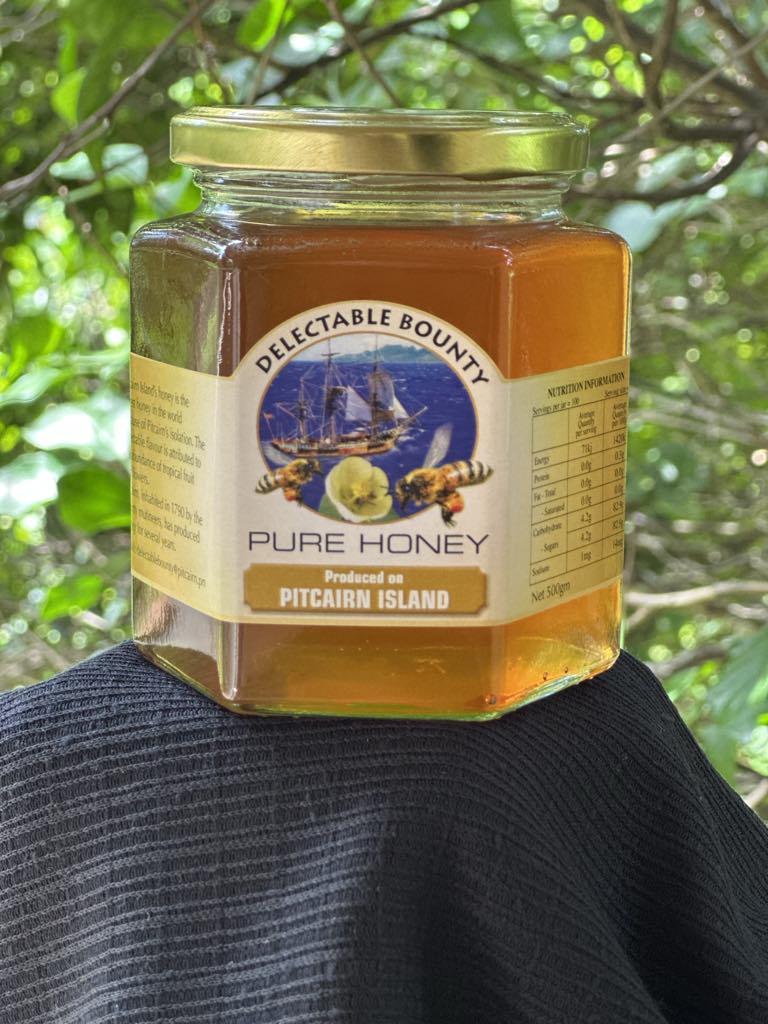 Pure Pitcairn Island Honey by Delectable Bounty - 500g Glass Jar