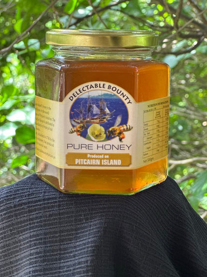 Pure Pitcairn Island Honey by Delectable Bounty - 500g Glass Jar