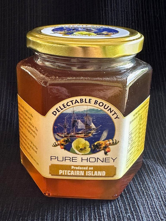 Pure Pitcairn Island Honey by Delectable Bounty - 500g Glass Jar