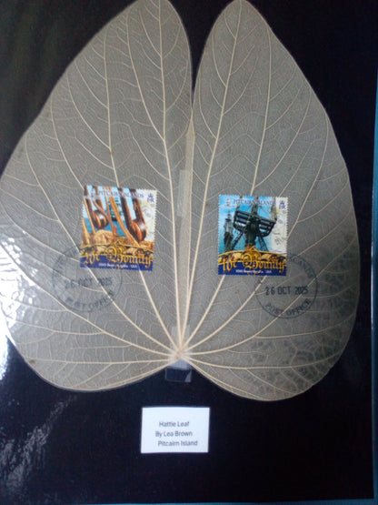 Hattie Leaf - laminated card stock