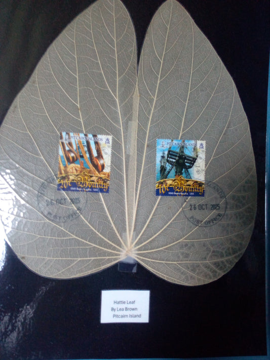 Hattie Leaf - laminated card stock