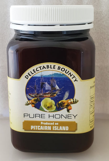 Miel pur de l'île Pitcairn par Delectable Bounty - 500 g