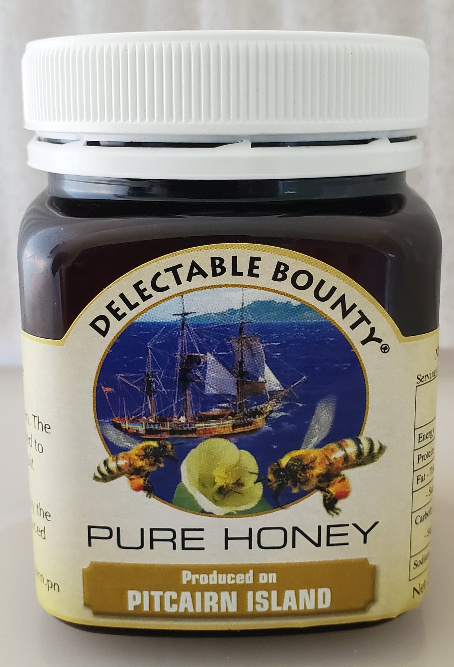 Miel pur de l'île Pitcairn par Delectable Bounty - 250g