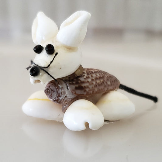 Hand made Shell Mouse Ornament