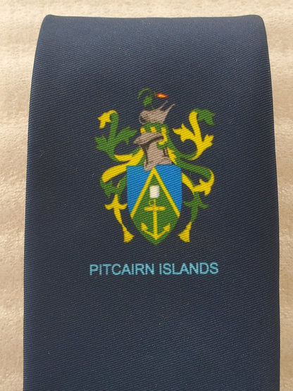 Pitcairn Islands Coat of Arms  - Branded Neck Tie