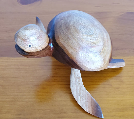 Hand carved Turtle from Local Miro Wood