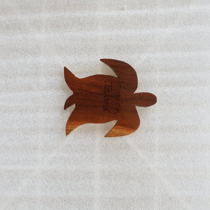 Turtle Fridge Magnet from Local Miro or Burau wood