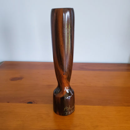 Jarrón hecho a mano de madera local de Miró - Pequeño