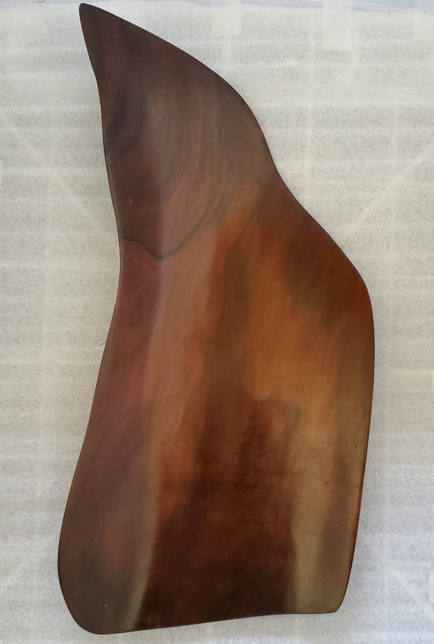 Hand Made Wooden Serving Platter from Local Miro Wood - Sail Shape