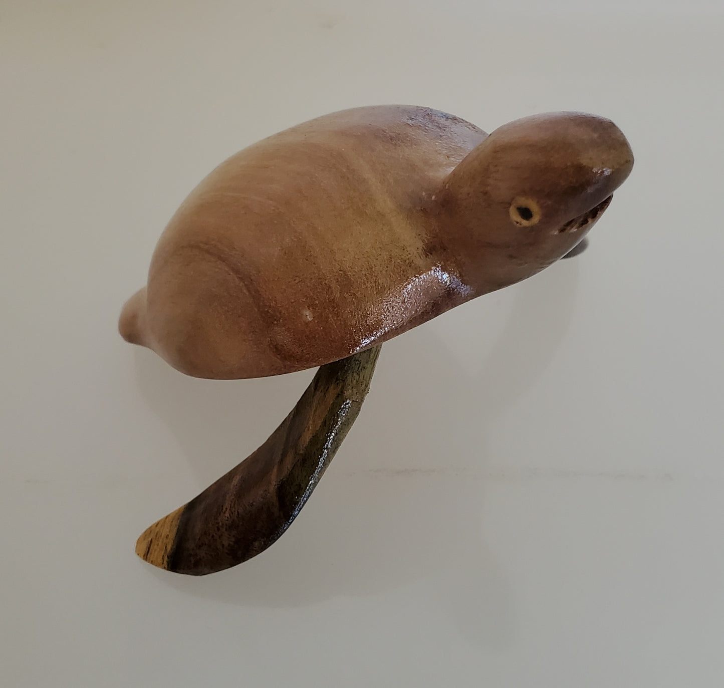 Hand Carved Turtle from local Burau wood - Small