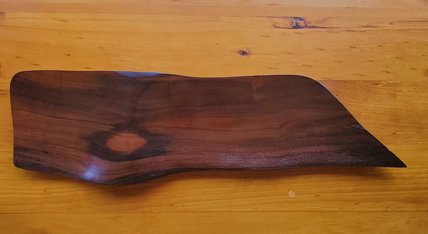 Hand crafted Wooden Serving Platter from Local Miro Wood