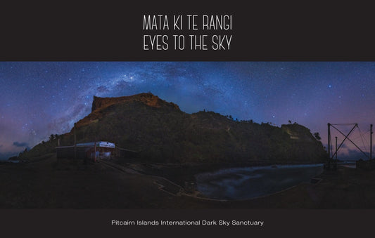 Pitcairn Island Postkarte - Nachthimmel bei Bounty Bay Landing