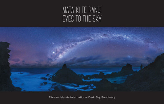 Pitcairn Island Postcard - St Paul's Pool Under the Milky Way