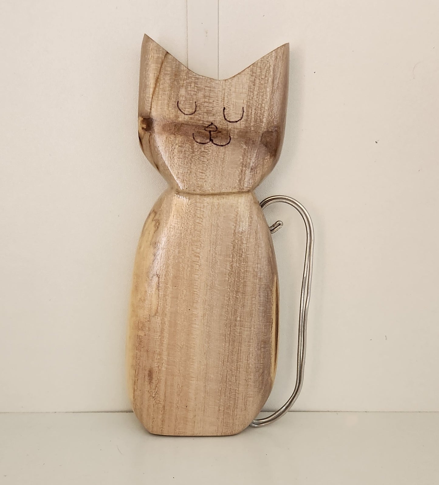 Hand Carved Cats 3 to choose from in Pine, Burau or Miro Wood