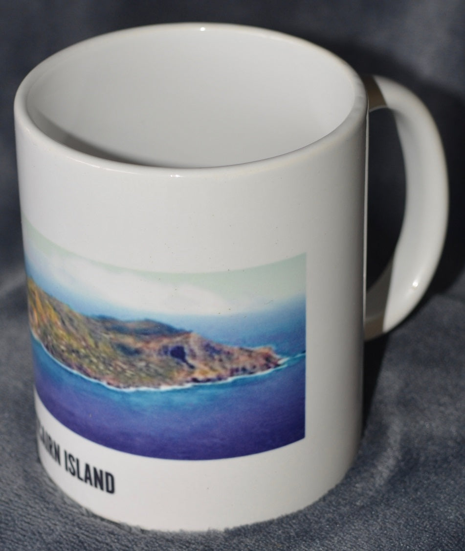Pitcairn Island Coffee Mug - Luftaufnahme von Pitcairn