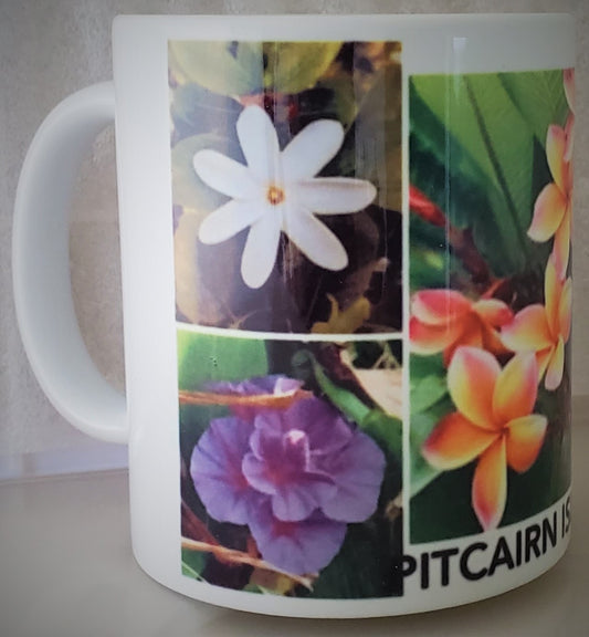 Taza de café de la isla de Pitcairn - Flores de Pitcairn