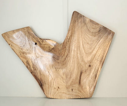 Hand Carved Serving Platter from Local Burau wood  - Medium