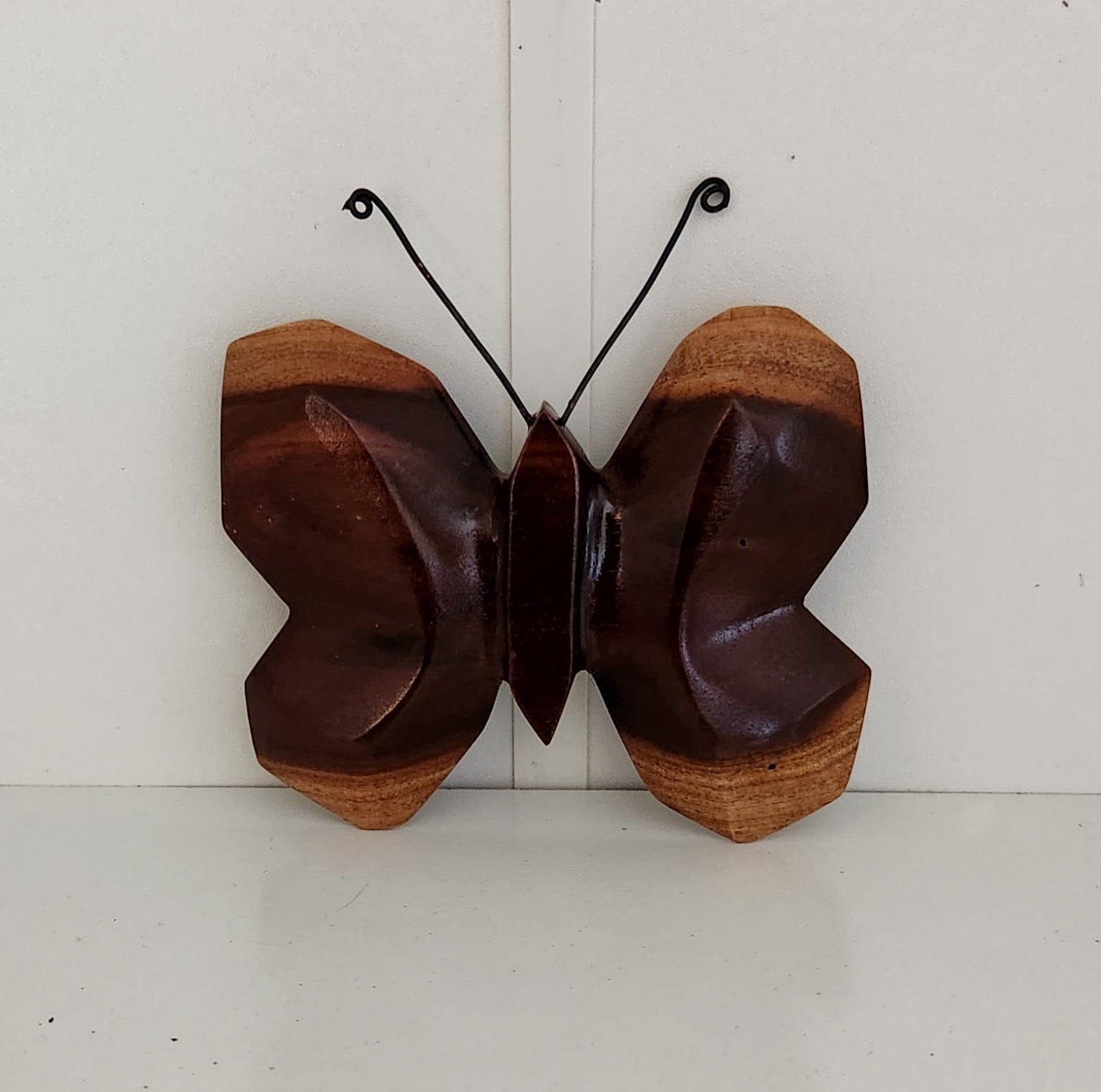 Hand Carved Butterflies from Local Miro Wood - Small