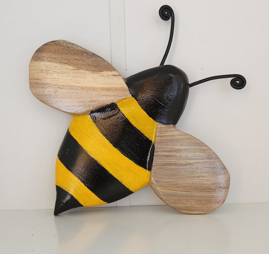 Pitcairn Buzzy Bee tallada y pintada a mano