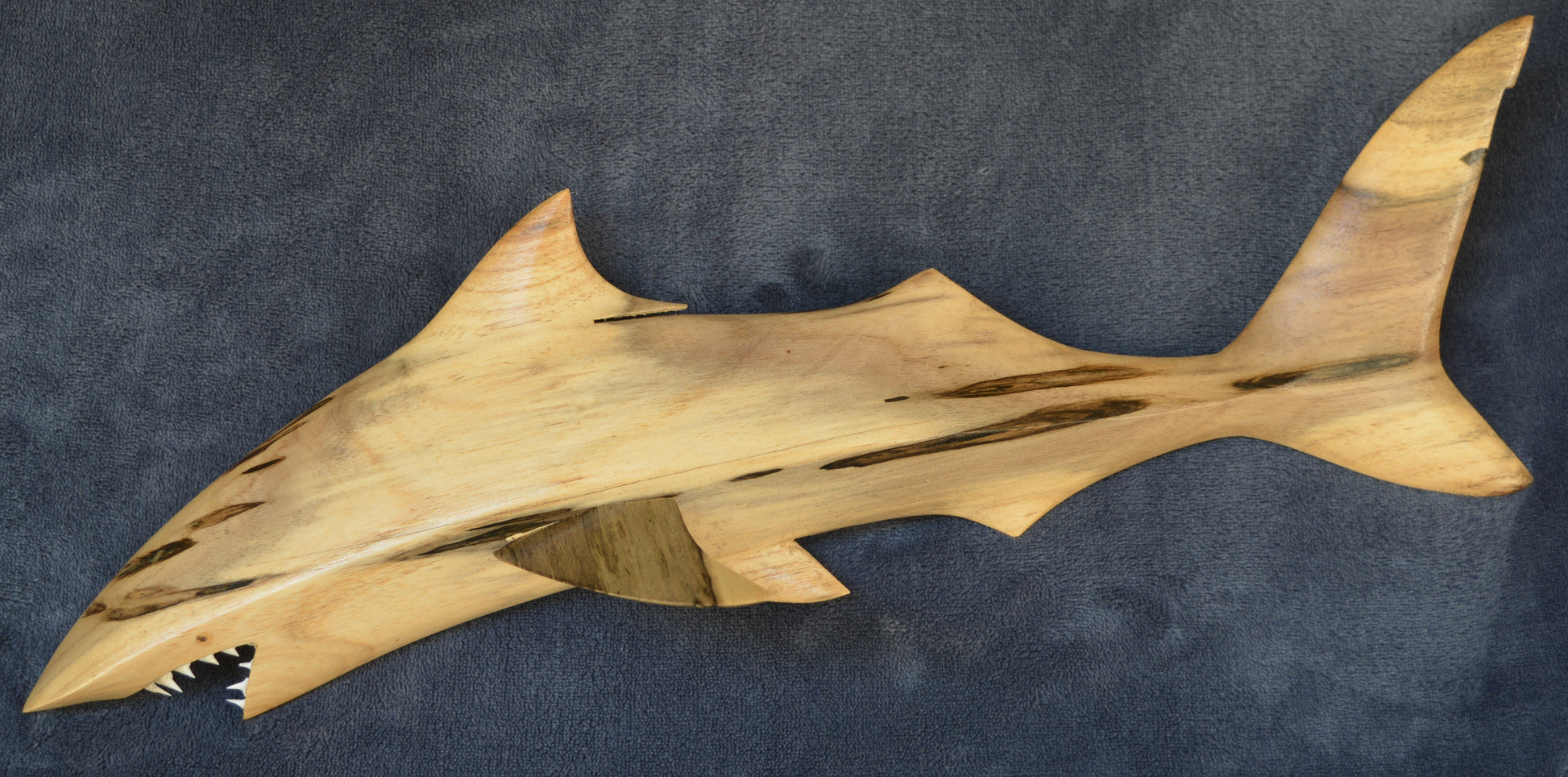 Hand carved shark