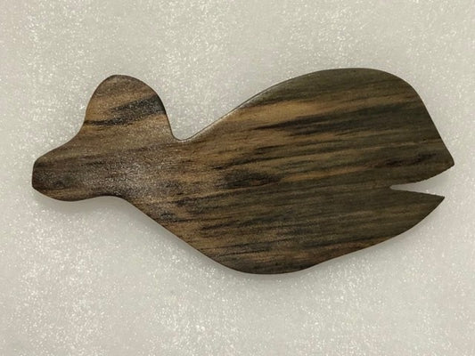 Fuente de servir hecha a mano - Forma de ballena de Local Burau Wood
