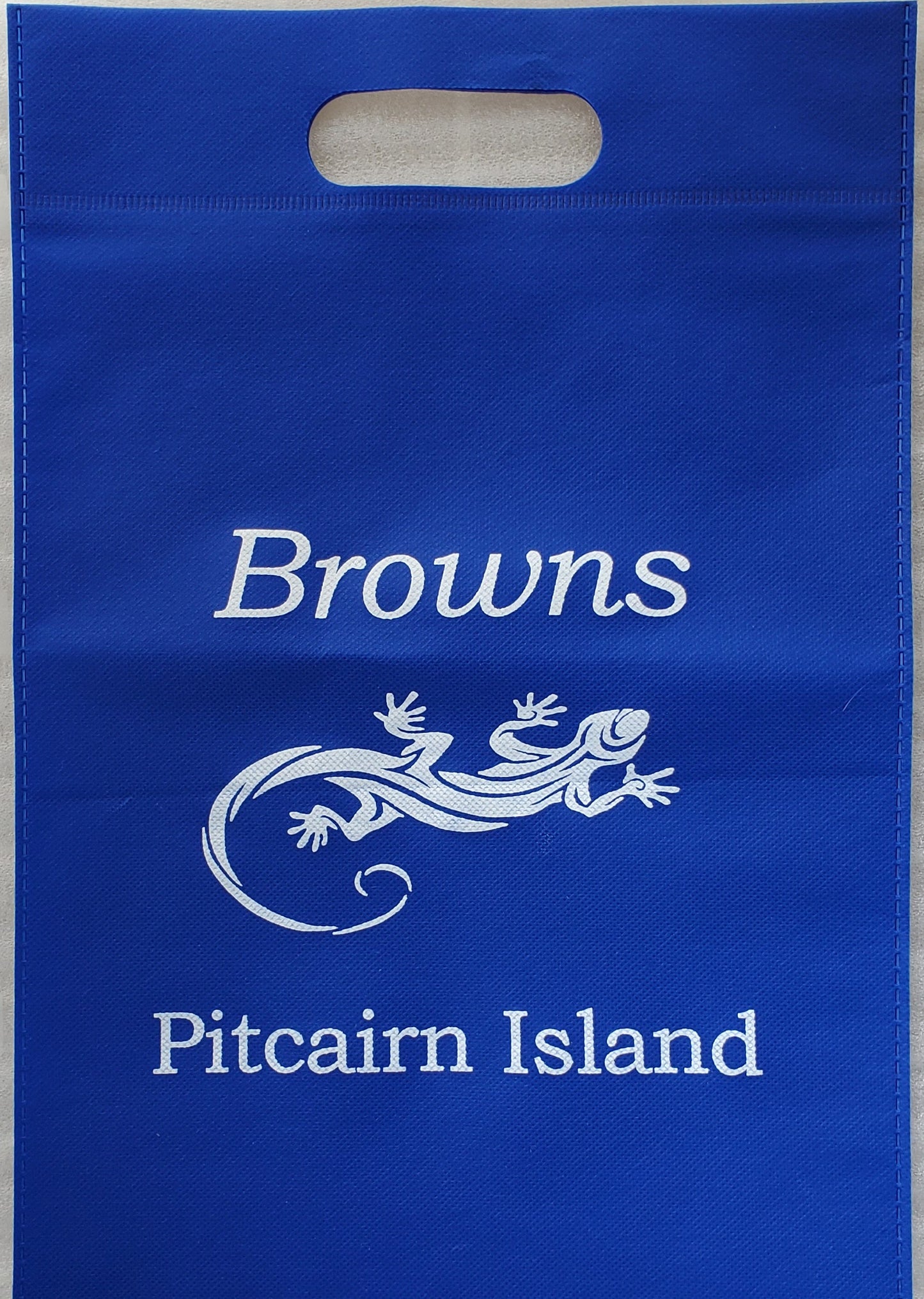 Pitcairn Island Branded Midi Tote Bag  - Royal Blue