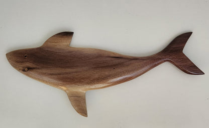Hand Carved Killer Whale Wall Hanging - Medium -  In Miro or Burau