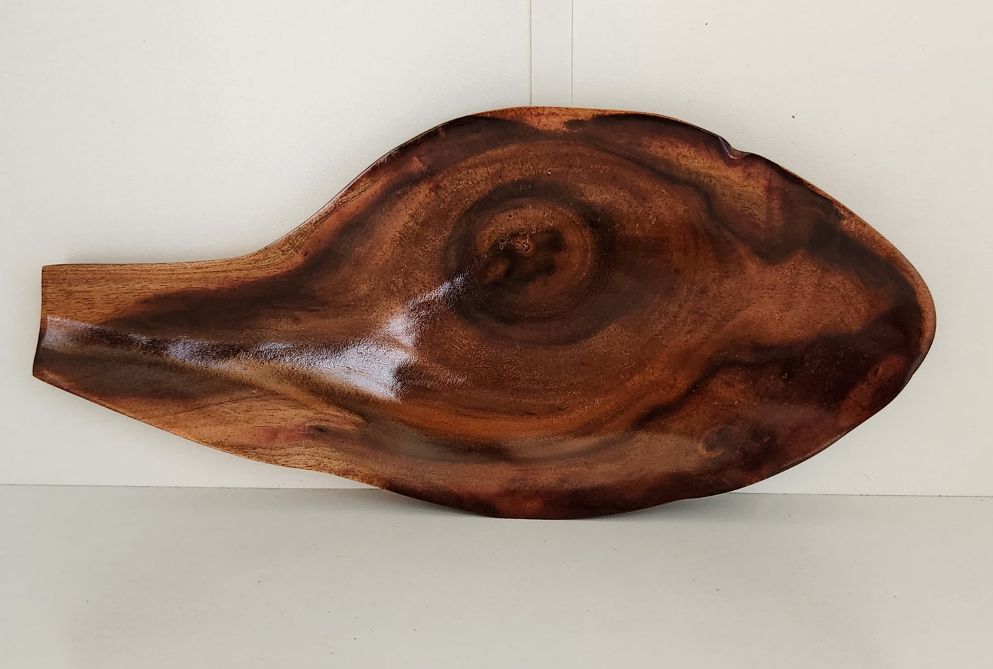 Hand Carved Serving Platter. From local Miro wood - Small