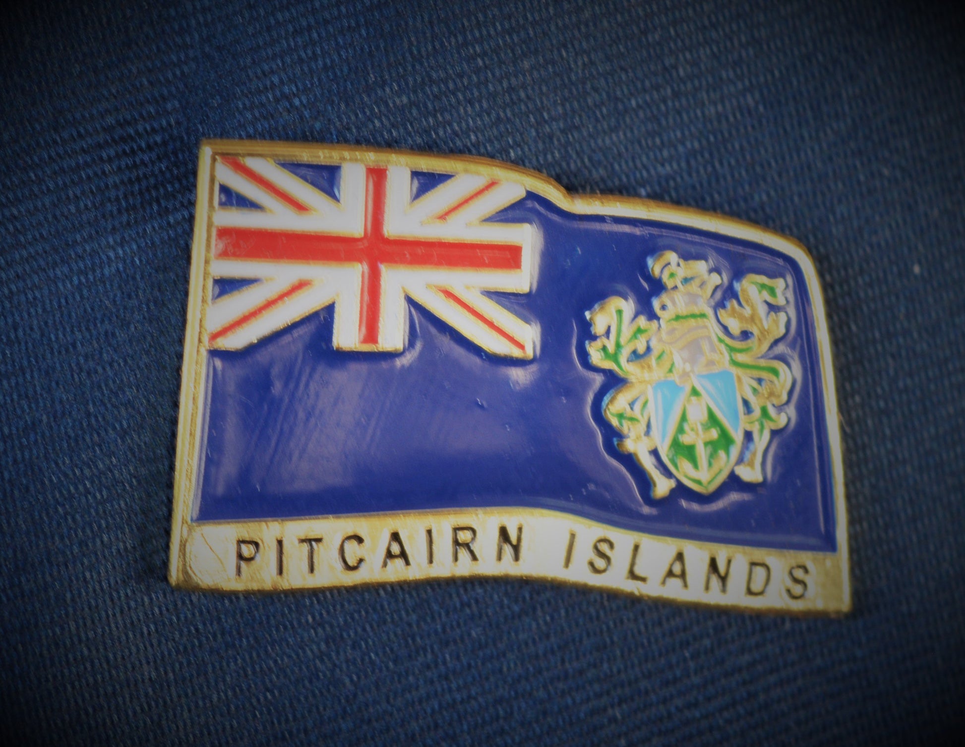 Pitcairn Island branded lapel pin