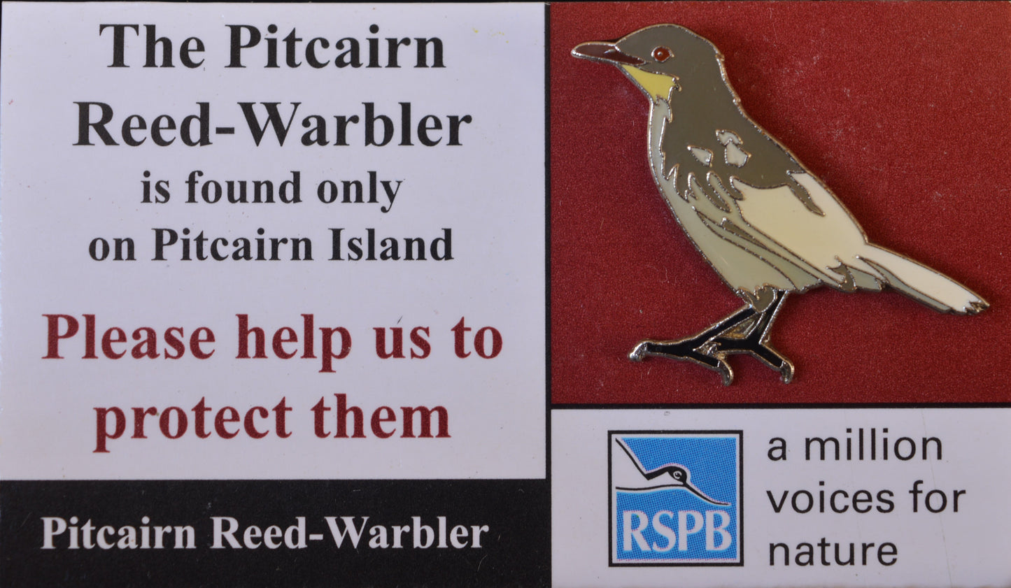Lapel pin featuring Henderson Island Bird