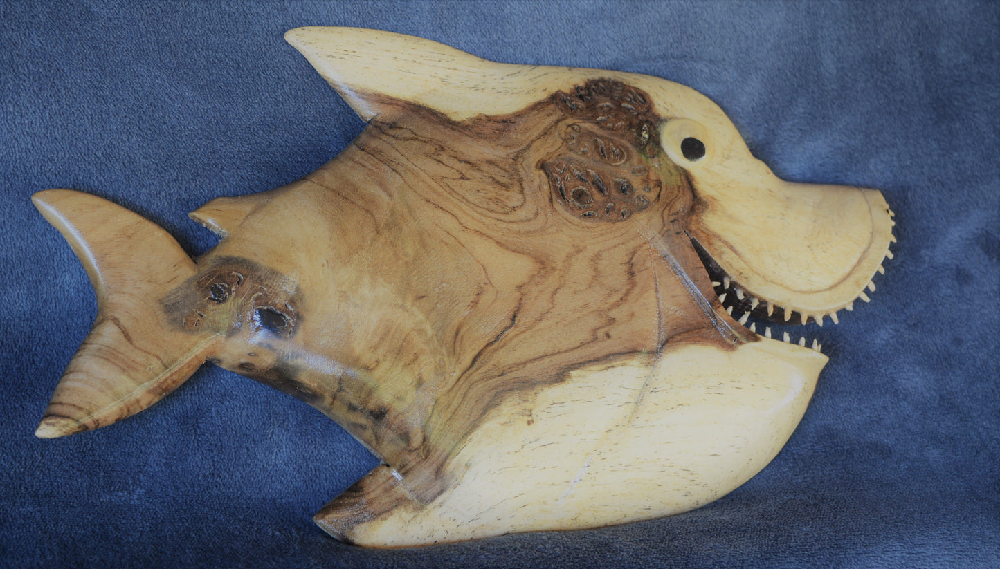 Hand carved Fish