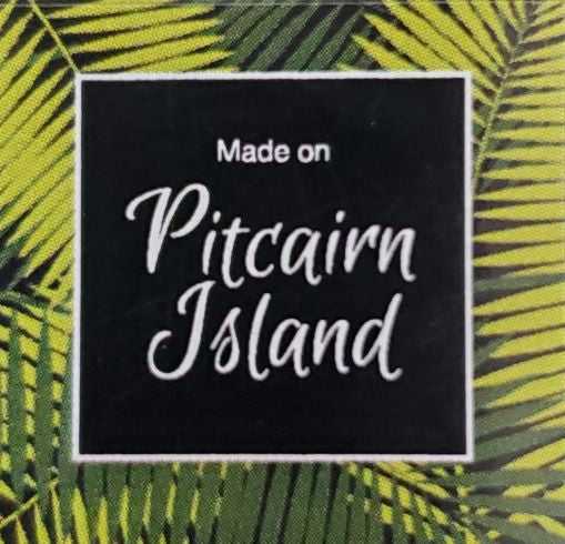 Handgemachter Pitcairn Island Walking Stick aus lokalem Miro- und Tau-Holz