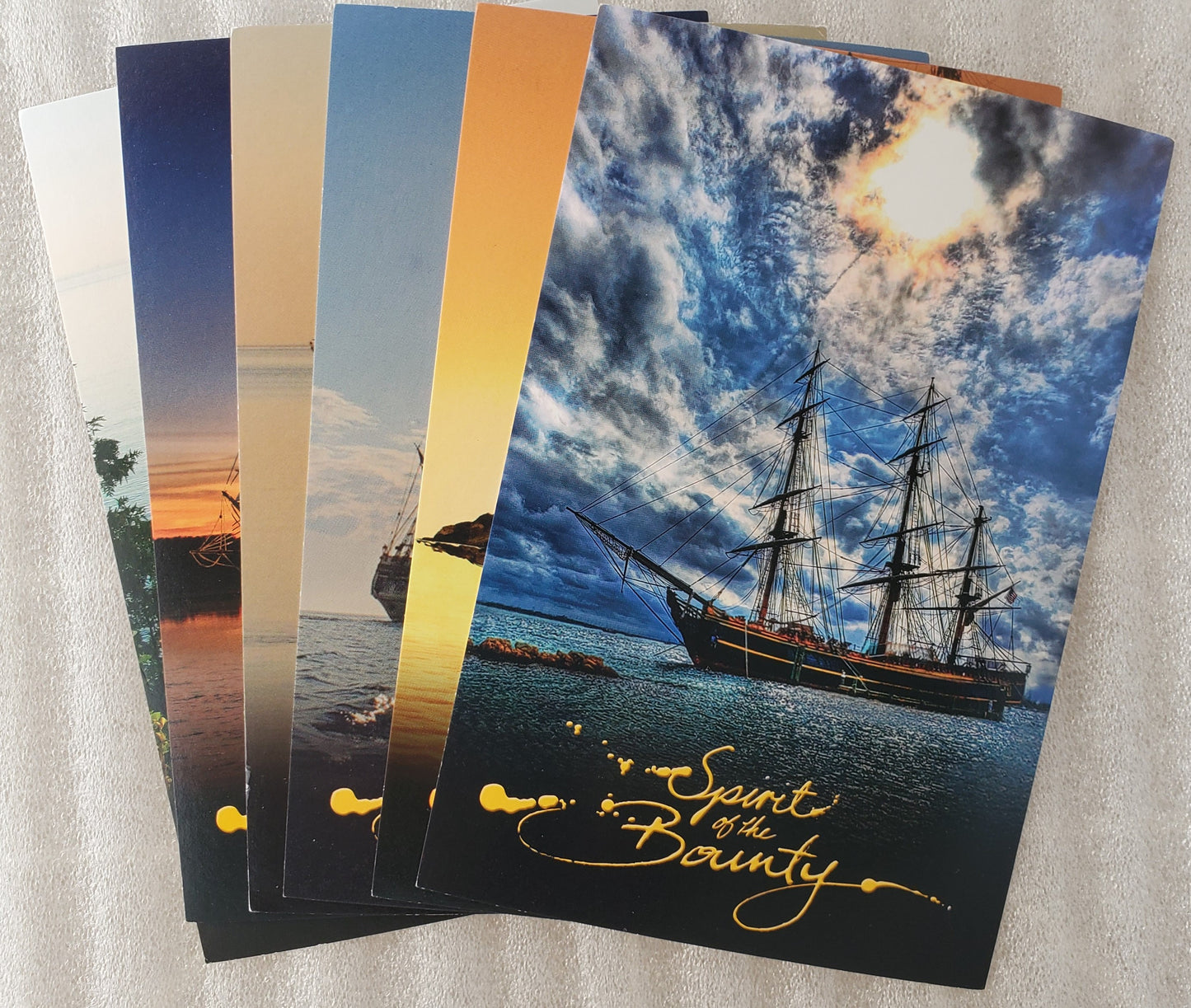 Spirit of the Bounty Postkarte - Komplettes 6er-Set